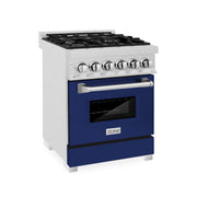 ZLINE 24 in. Professional Dual Fuel Range in Fingerprint Resistant Stainless Steel (RAS-SN-24)