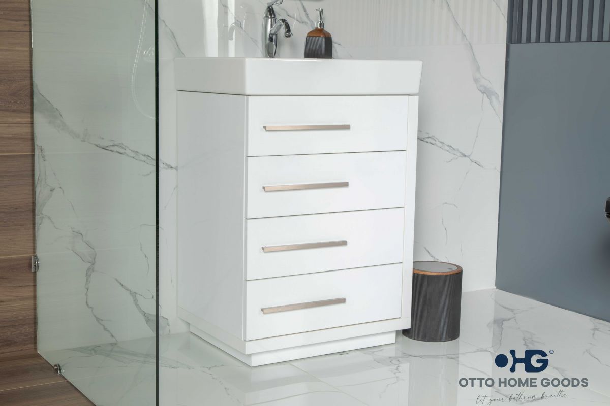 Adora 24″ White Bathroom Cabinet