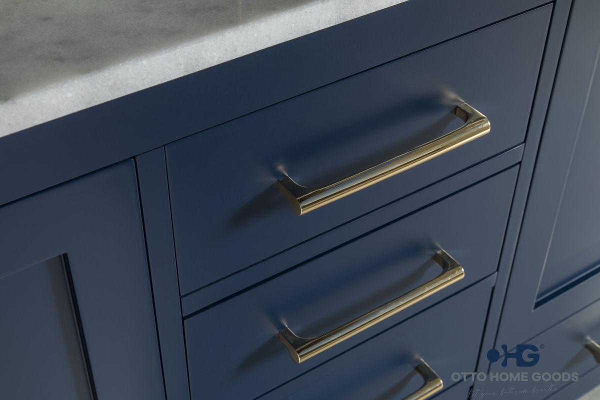 Ashley 60″ Blue Bathroom Cabinet (Double Bowls)