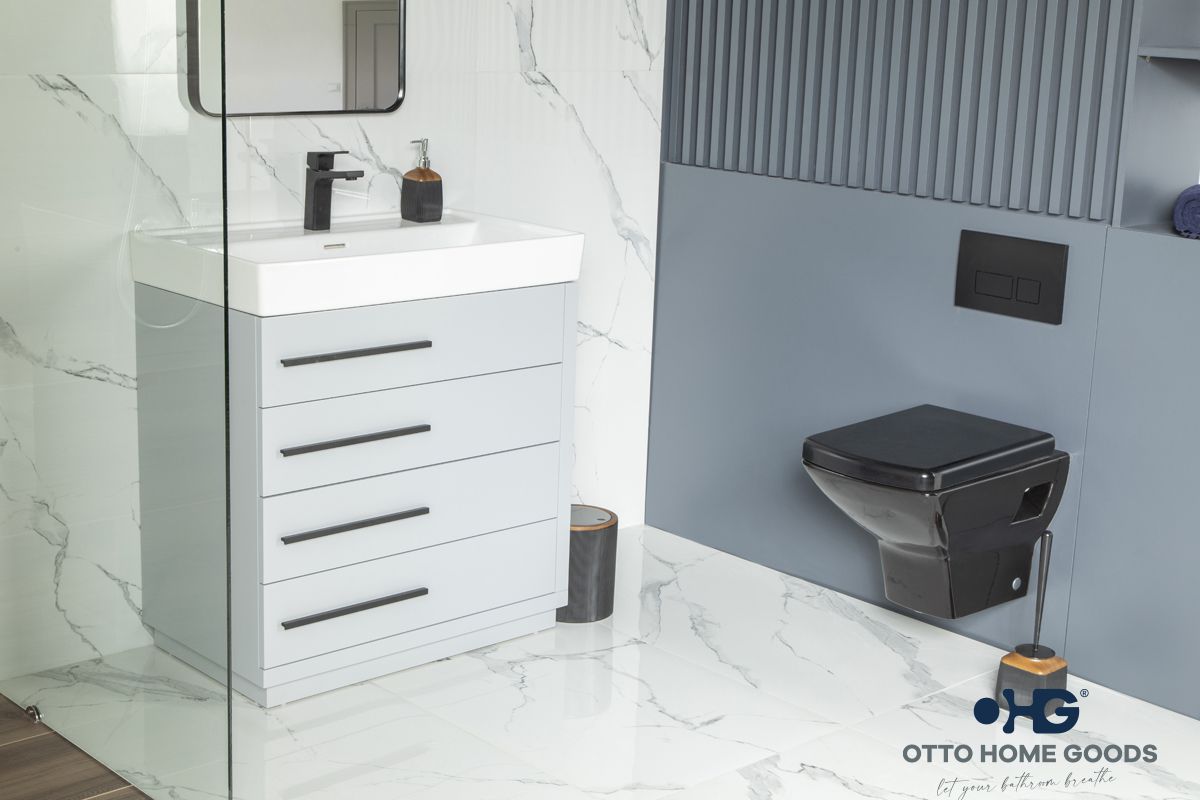 Adora 32″ Light Gray Bathroom Cabinet
