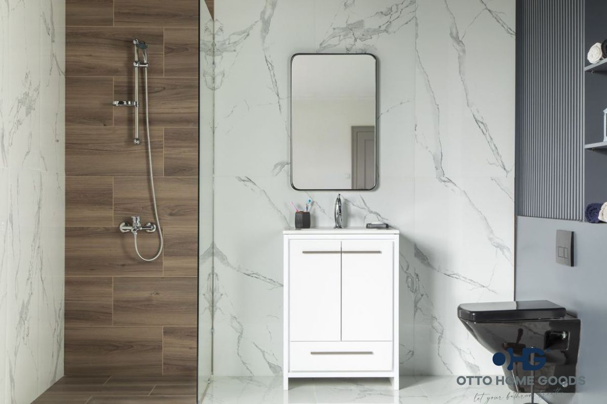 Arte 26″ White Bathroom Cabinet