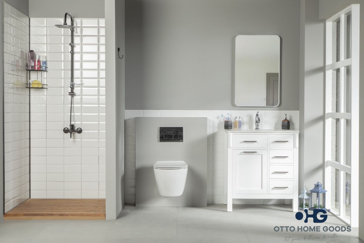 Fawna 30″ White Bathroom Cabinet