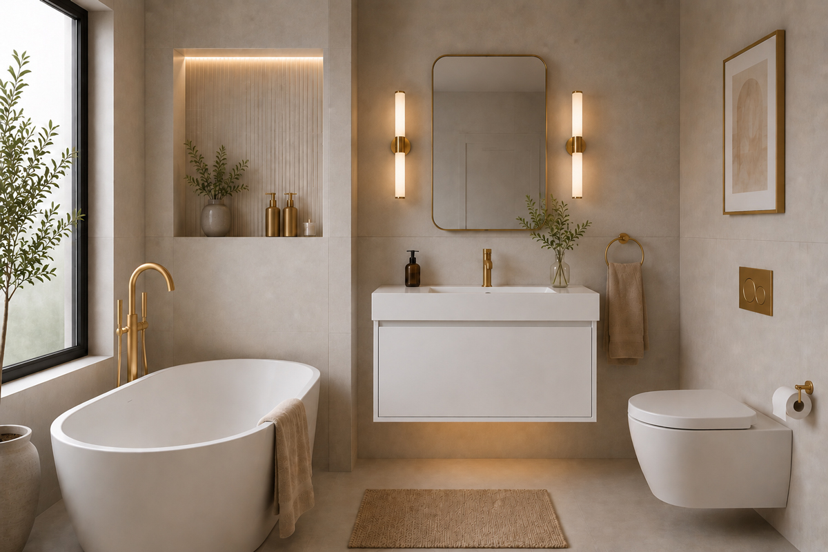Gala 39″ White Bathroom Cabinet